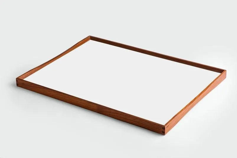Vendebakke von Finn Juhl - Weiß-Schwarz / Groß 38 x 51 cm - Jacobsen Plus