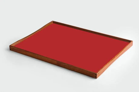 Vendebakke von Finn Juhl - Rot-Schwarz / Groß 38 x 51 cm - Jacobsen Plus