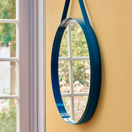 Strap Mirror No 2 Ø50 Red - Spiegel von HAY - 3 - Jacobsen Plus