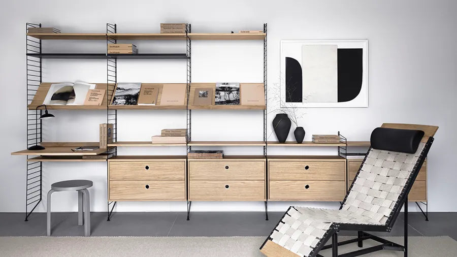 Reol, Living room J fra String - 4 - Jacobsen Plus