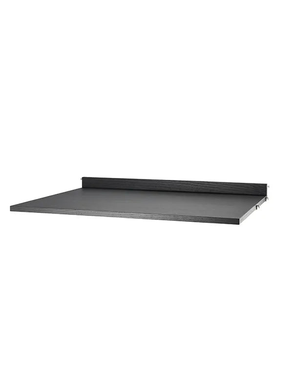 Arbejdsbord, 78x58 cm fra String - Sortlakeret ask - Jacobsen Plus