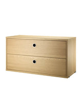 Modul m. To Skuffer, B78 fra String - Eg - Jacobsen Plus