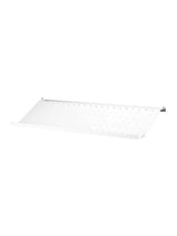 Skohylde fra String - Hvid / Bred: 78 x 30 cm - Jacobsen Plus