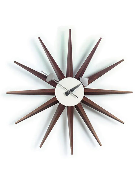 Sunburst Clock von Vitra - Walnuss - Jacobsen Plus