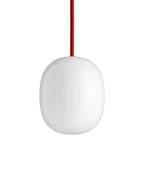 Superæg Pendelleuchte von Piet Hein - Rot / H: 15 cm - Jacobsen Plus