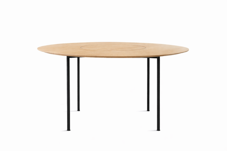 Crawford rundes Esstisch 2, Ø160cm, Eiche von Stellar Works - 1 - Jacobsen Plus