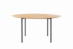 Crawford rundes Esstisch 2, Ø160cm, Eiche von Stellar Works
