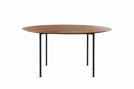 Crawford rund Esstisch 2, Ø160cm, Walnuss von Stellar Works - 1 - Jacobsen Plus