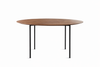 Crawford rund Esstisch 2, Ø160cm, Walnuss von Stellar Works