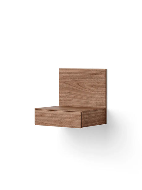 Tana Wandmontierte Nachttisch, Walnuss von New Works - 1 - Jacobsen Plus