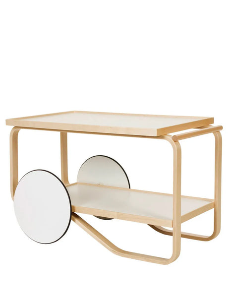 Tea Trolley 901 fra Artek - Hvid - Jacobsen Plus
