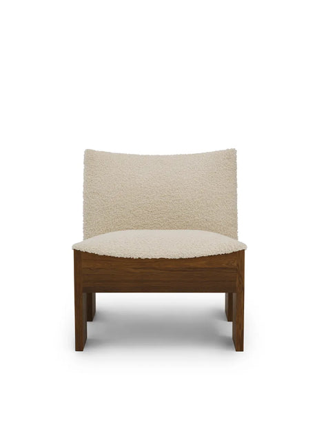 Tenon Lounge Chair, geräucherte Eiche von New Works - Weltraumstaub - Jacobsen Plus