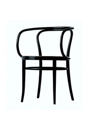 209 Armstuhl, Schwarz von Thonet