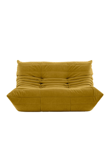 Togo Small Sofa fra Ligne Roset - Alcantara Curry Y116 - Jacobsen Plus