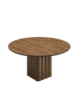 Plush Table Round von DK3 - Walnuss / Ø 150 cm - Jacobsen Plus