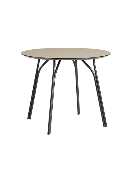 Tree Dining Table Round von Woud - Ø120 cm / Schwarz-Schwarz - Jacobsen Plus