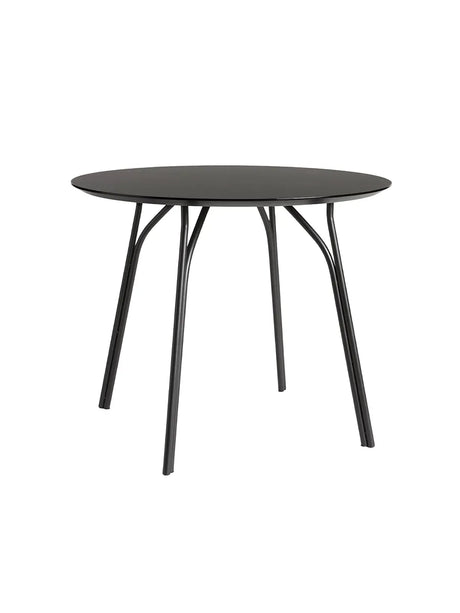 Tree Dining Table Round von Woud - Ø120 cm / Schwarz-Schwarz - Jacobsen Plus