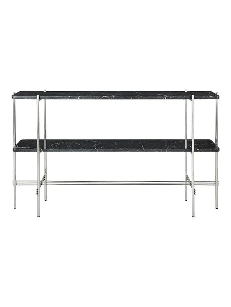 TS Console, 2 Rack von GUBI - Schwarz - Polierter Stahl - Jacobsen Plus