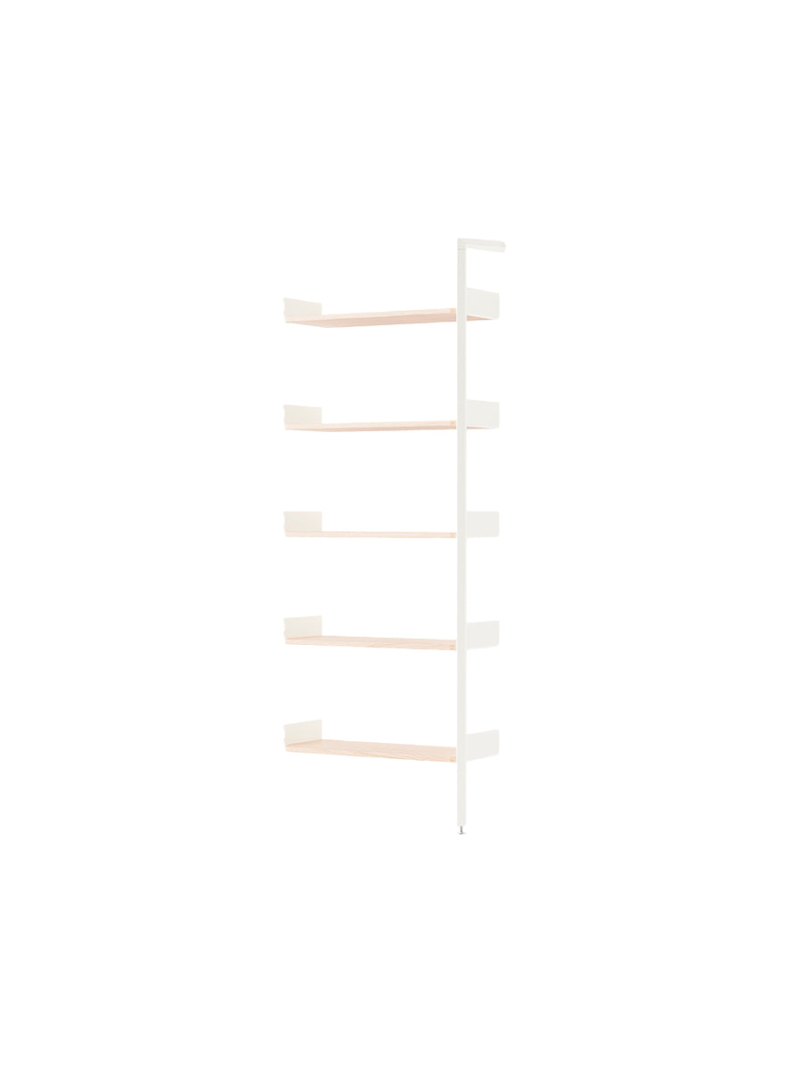  - Alabaster w. Lacquered Oak shelves - Jacobsen Plus