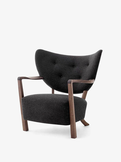 Wulff Sessel von &Tradition - Hallingdal 376 / Walnuss - Jacobsen Plus