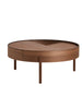 Arc Coffee Table, Ø 89 cm fra Woud