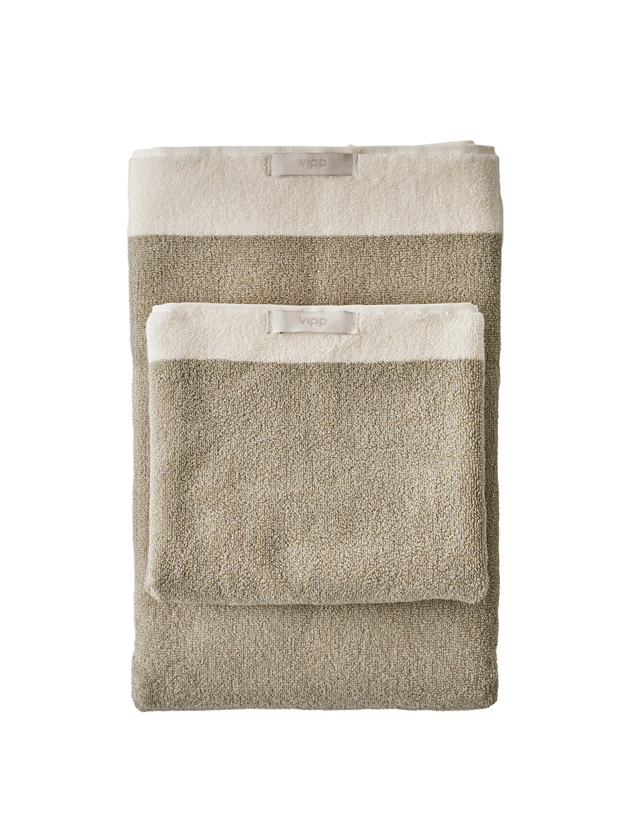 Handtücher, khaki von Vipp - 1 - Jacobsen Plus