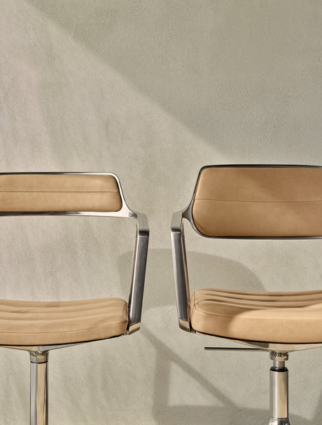 VIPP453 Swivel+ Chair, camel Leder von Vipp - 3 - Jacobsen Plus