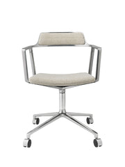 VIPP452 Swivel Chair m/hjul, Wavy Textil von Vipp