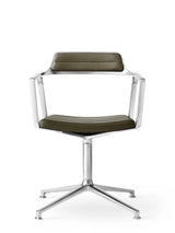 VIPP452 Swivel Chair, bosco grün Leder fra Vipp - 1 - Jacobsen Plus