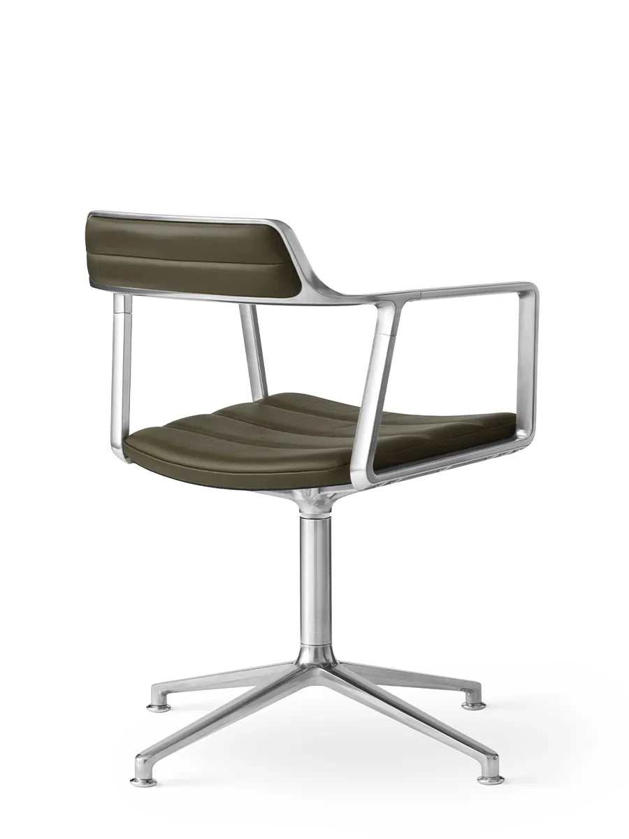 VIPP452 Swivel Chair, bosco grün Leder fra Vipp - 5 - Jacobsen Plus