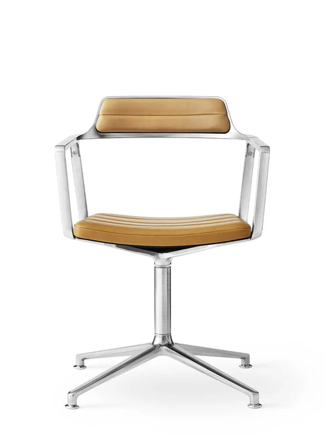 VIPP452 Swivel Chair, camel Leder fra Vipp - 1 - Jacobsen Plus