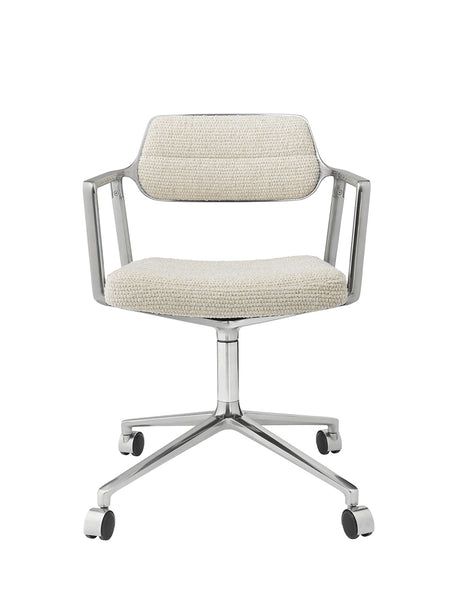 VIPP453 Swivel Chair m/Rollen von Vipp - Wavy Textil - Jacobsen Plus