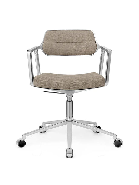 VIPP453 Swivel+ Chair m/hjul, dark sand Textil von Vipp - 1 - Jacobsen Plus