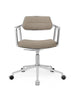 VIPP453 Swivel+ Chair m/hjul, dark sand Textil von Vipp