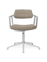 VIPP453 Swivel+ Chair, dark sand Textil von Vipp
