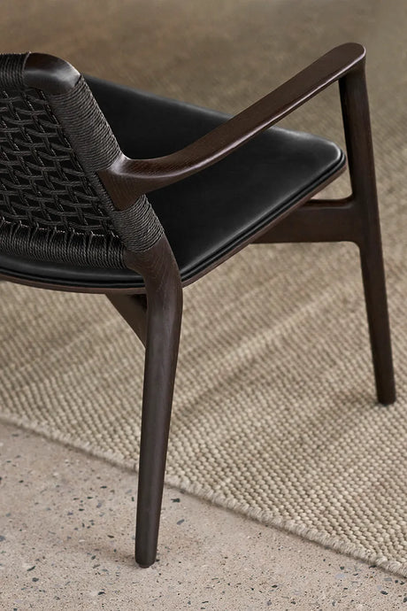 Cabin Lounge-Sessel, Dark Oak/Black von Vipp - 3 - Jacobsen Plus