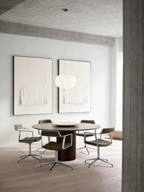VIPP452 Swivel Chair, bosco grün Leder fra Vipp - 3 - Jacobsen Plus