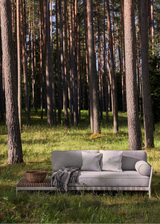 Open-Air Sofa für draußen, inkl. Loungetisch in Teak von Vipp - 2 - Jacobsen Plus