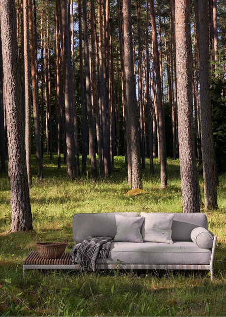 Open-Air Sofa für draußen, inkl. Loungetisch in Teak von Vipp - 2 - Jacobsen Plus