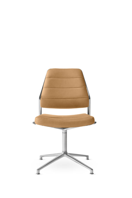 Vipp454 Swivel Stuhl - Camel Leder - Jacobsen Plus