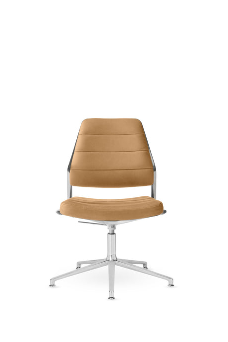 Vipp454+ Swivel Stuhl - Camel Leder - Jacobsen Plus