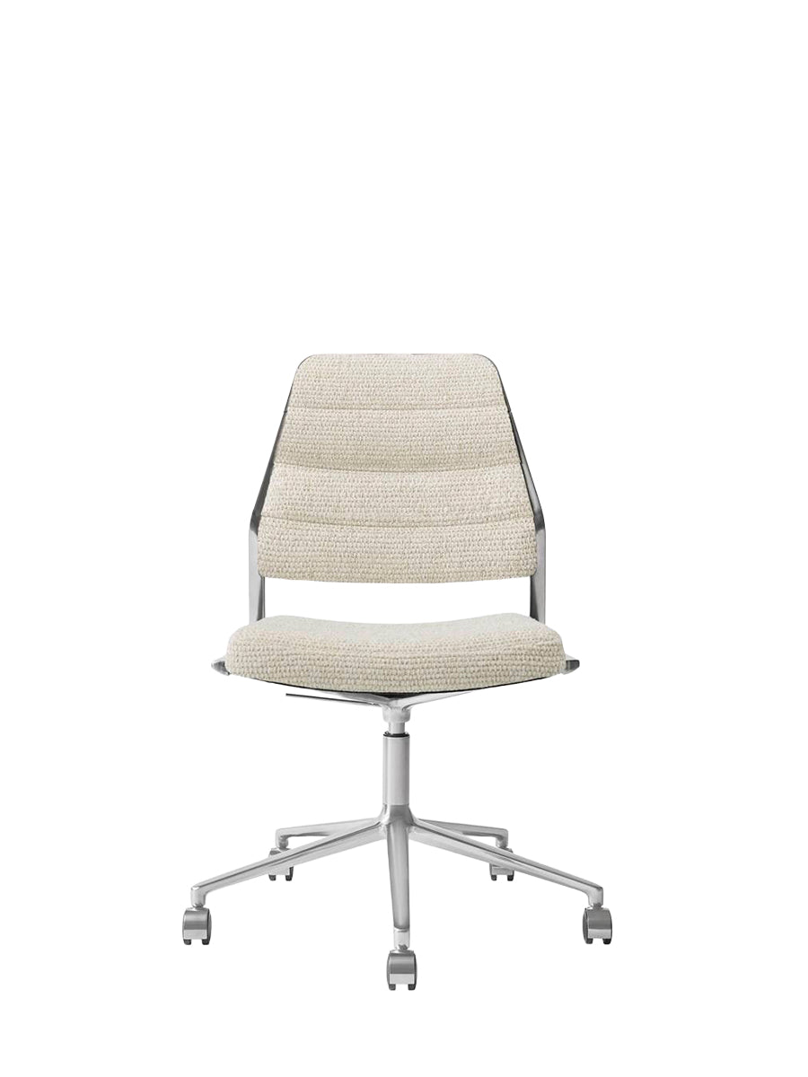 Vipp454+ Swivel Chair m/hjul - Wavy tekstil - Jacobsen Plus