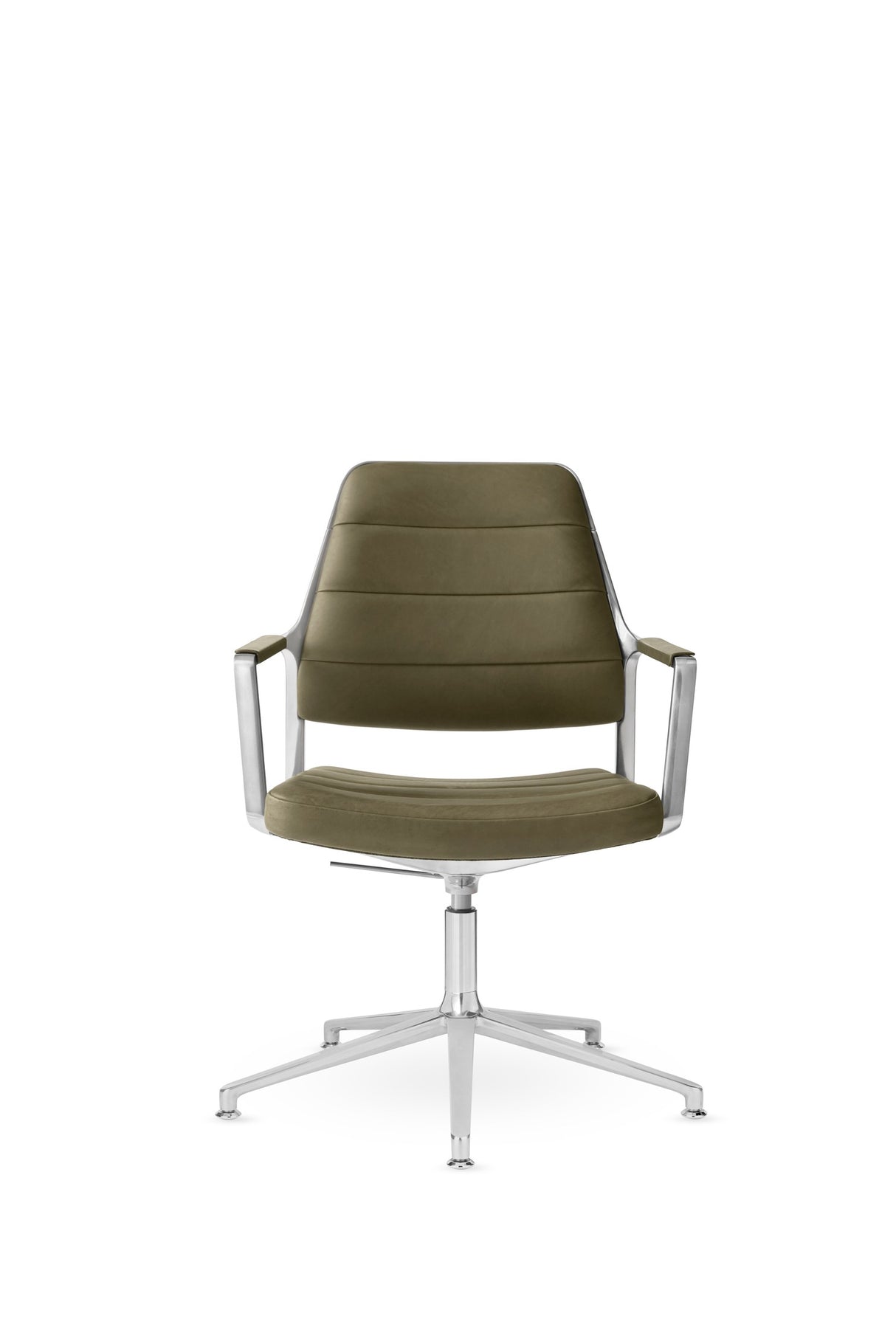Vipp455+ Swivel Chair - Bosco grøn læder - Jacobsen Plus