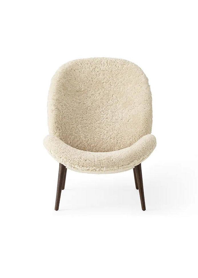 Lodge Lounge-Sessel von Vipp - Curly 09 - Dunkle Eiche - Jacobsen Plus
