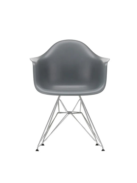 Eames Plastic Armchair DAR, verchromt von Vitra - Mustard - Jacobsen Plus