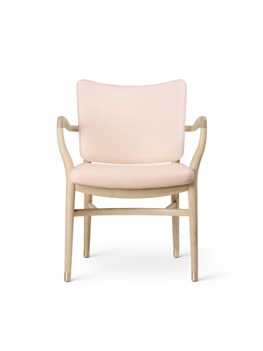 VLA61 Monarch Chair af Vilhelm Lauritzen - Eg sæbe - Sif 90 - Jacobsen Plus