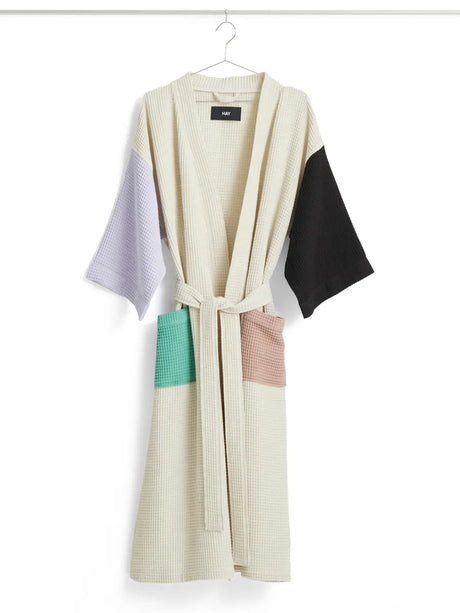 Waffle Bademantel, off-white multi von Hay - 1 - Jacobsen Plus