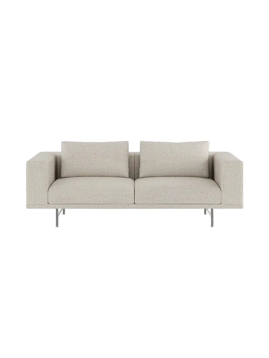 Vipp - Loft 2-Personers Sofa - Wavy - Rustfrit stål stel - Jacobsen Plus