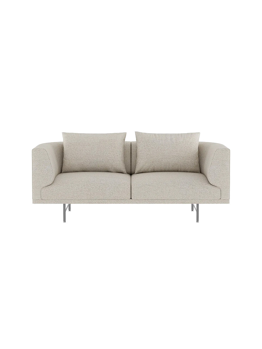 Vipp - Chimney 2-Sitzer-Sofa - Wavy - Rostfrei Stahl Gestell - Jacobsen Plus