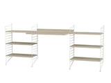Kontor, bundle D fra String - Hvid - ask - Jacobsen Plus